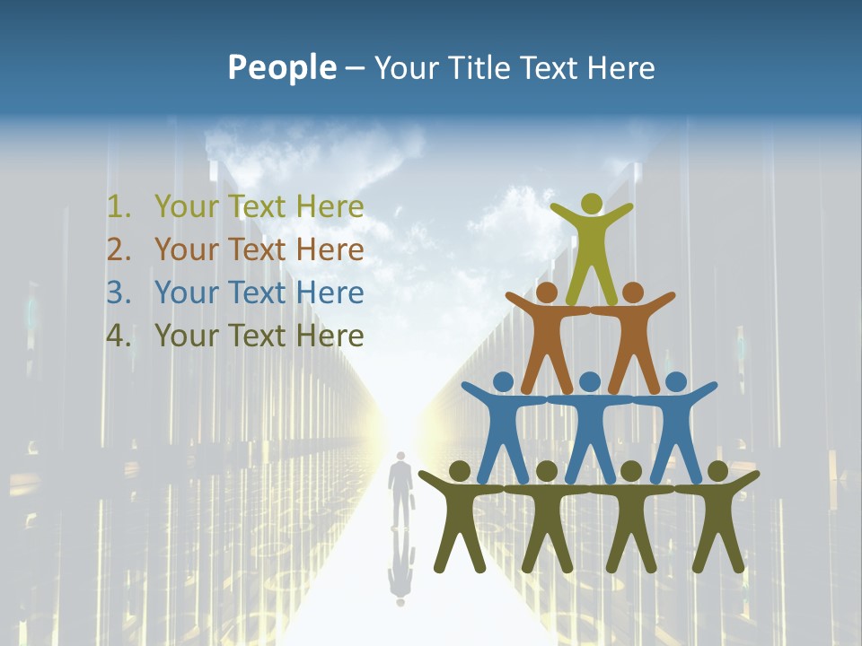 High Transfer Staff PowerPoint Template