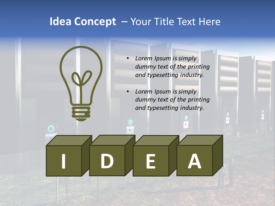 High Internet Tech PowerPoint Template