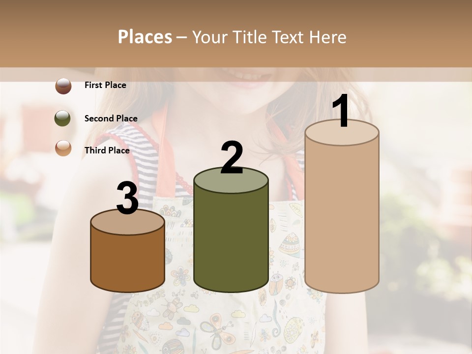 Compost Female Having Fun PowerPoint Template