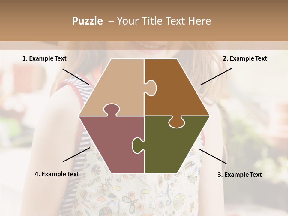 Compost Female Having Fun PowerPoint Template