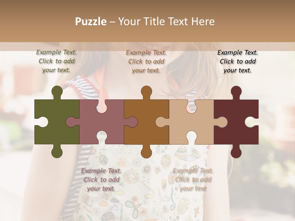 Compost Female Having Fun PowerPoint Template