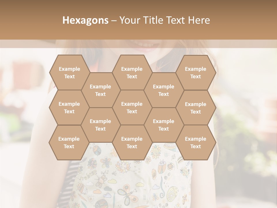 Compost Female Having Fun PowerPoint Template