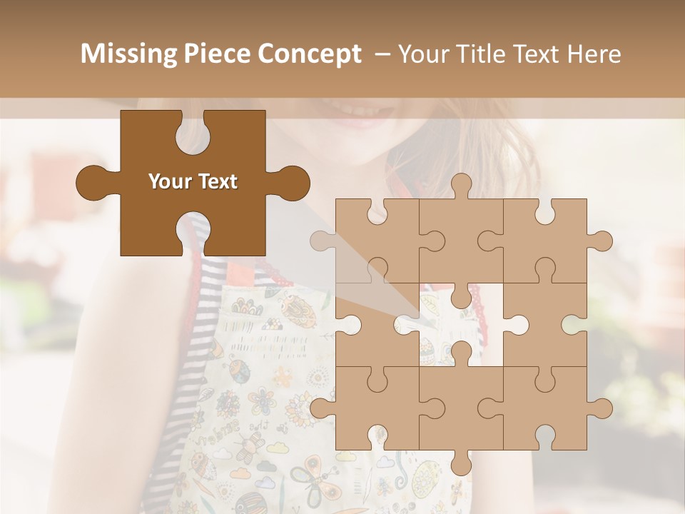 Compost Female Having Fun PowerPoint Template