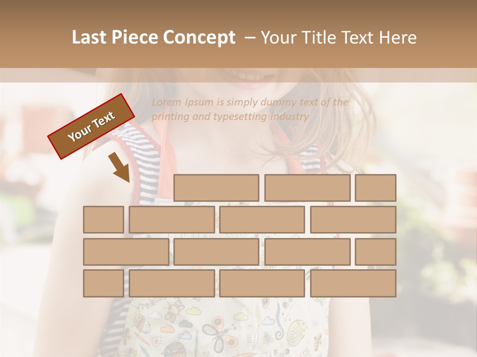 Compost Female Having Fun PowerPoint Template