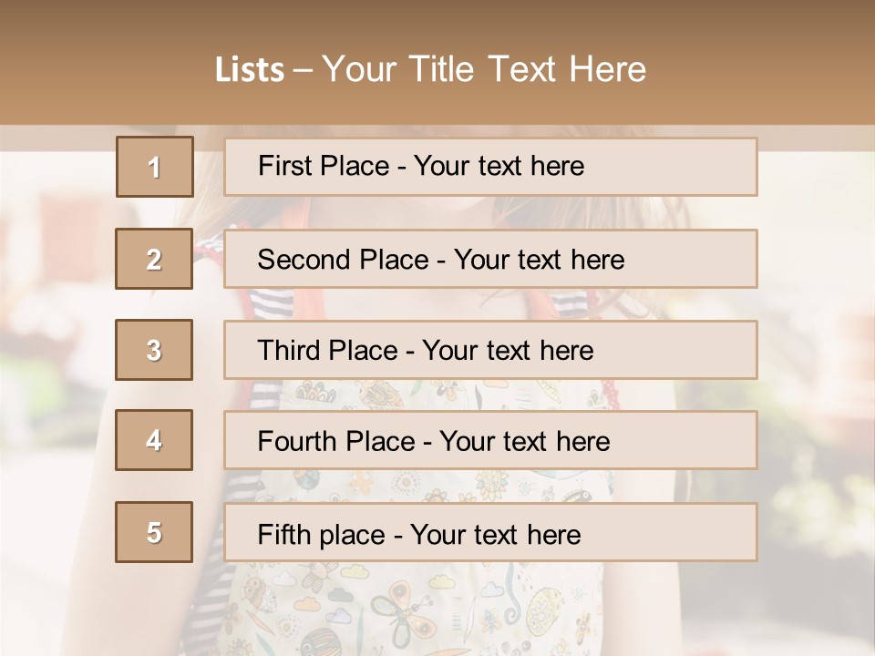 Compost Female Having Fun PowerPoint Template