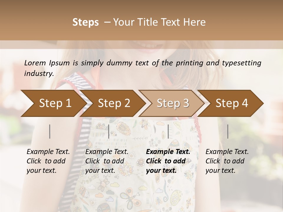 Compost Female Having Fun PowerPoint Template