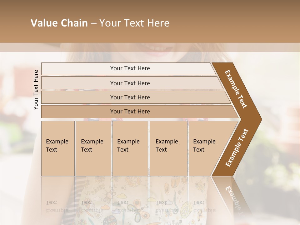 Compost Female Having Fun PowerPoint Template