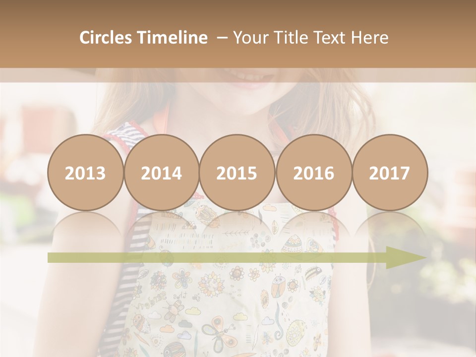 Compost Female Having Fun PowerPoint Template