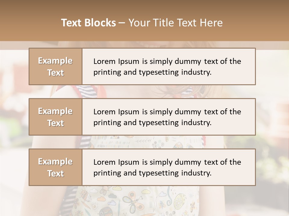 Compost Female Having Fun PowerPoint Template