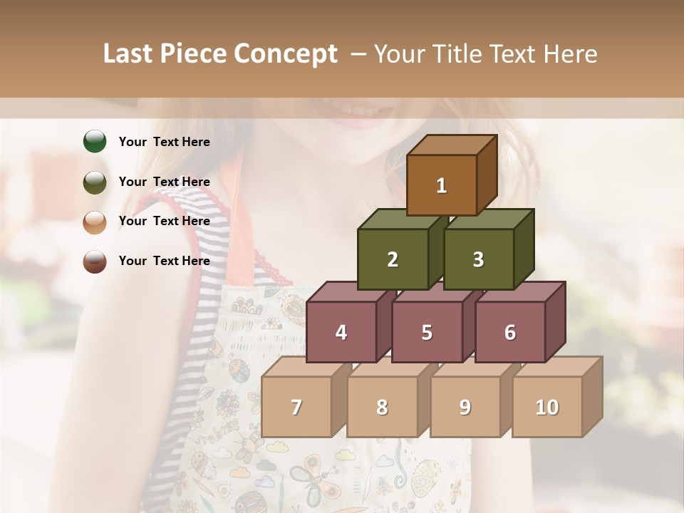 Compost Female Having Fun PowerPoint Template