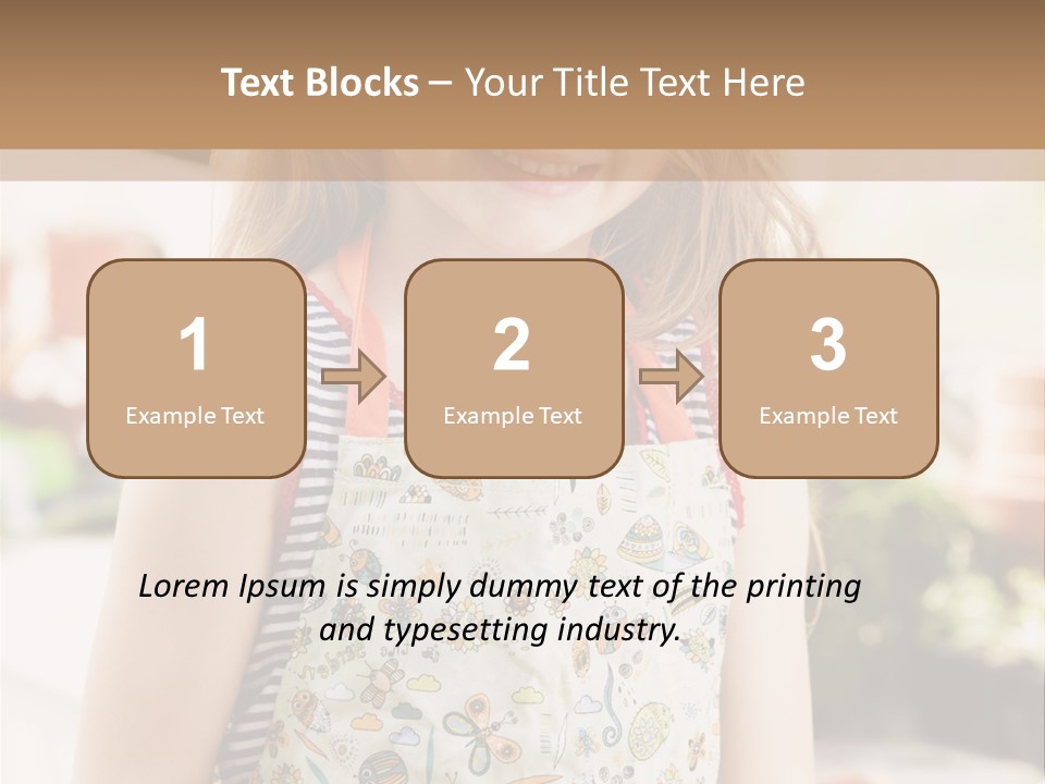 Compost Female Having Fun PowerPoint Template