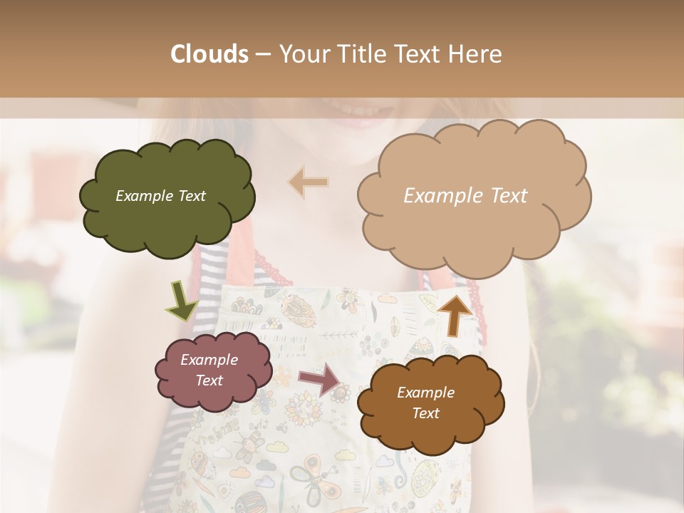 Compost Female Having Fun PowerPoint Template