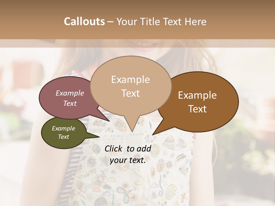Compost Female Having Fun PowerPoint Template