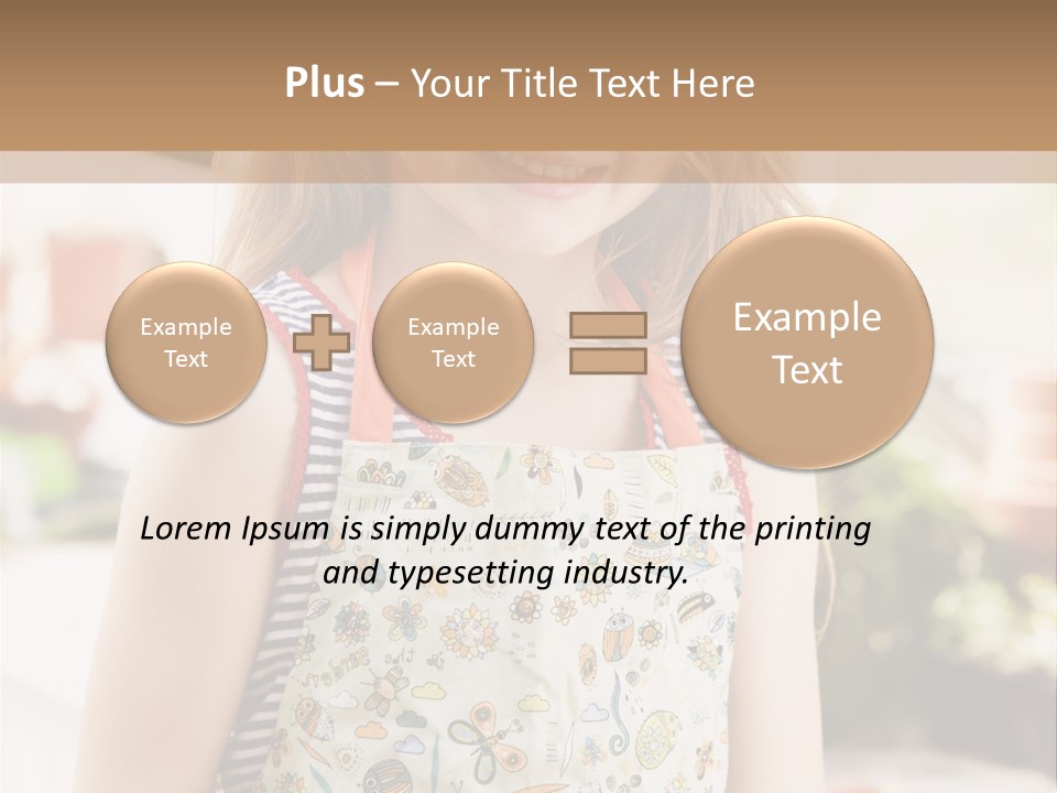 Compost Female Having Fun PowerPoint Template