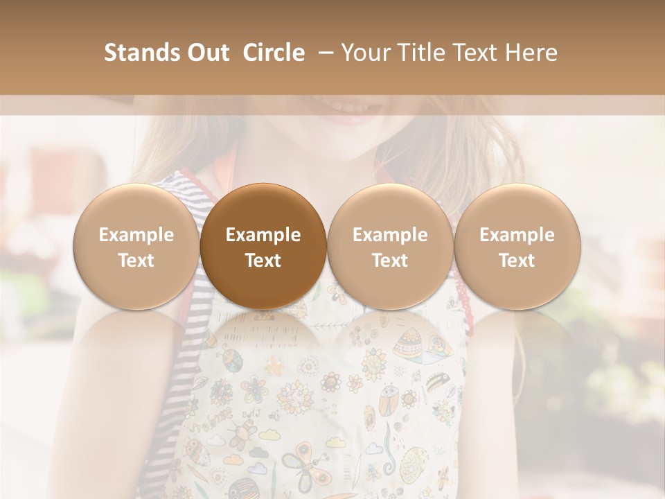 Compost Female Having Fun PowerPoint Template