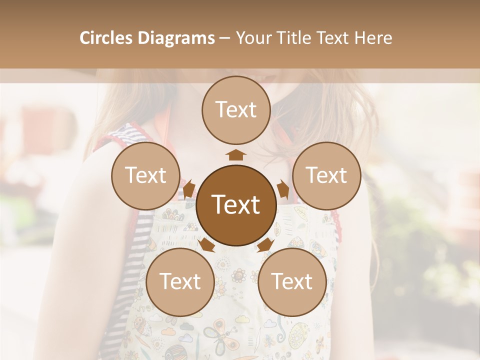 Compost Female Having Fun PowerPoint Template