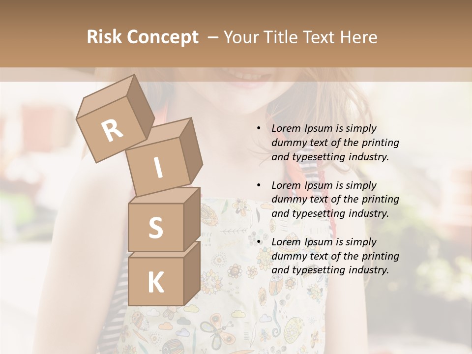 Compost Female Having Fun PowerPoint Template