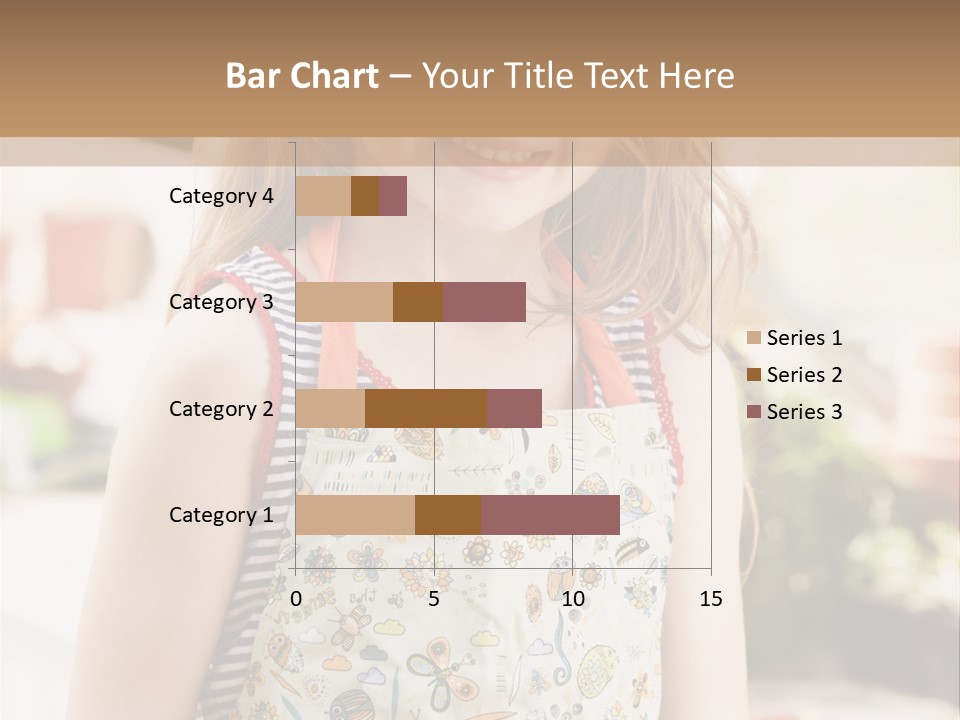 Compost Female Having Fun PowerPoint Template