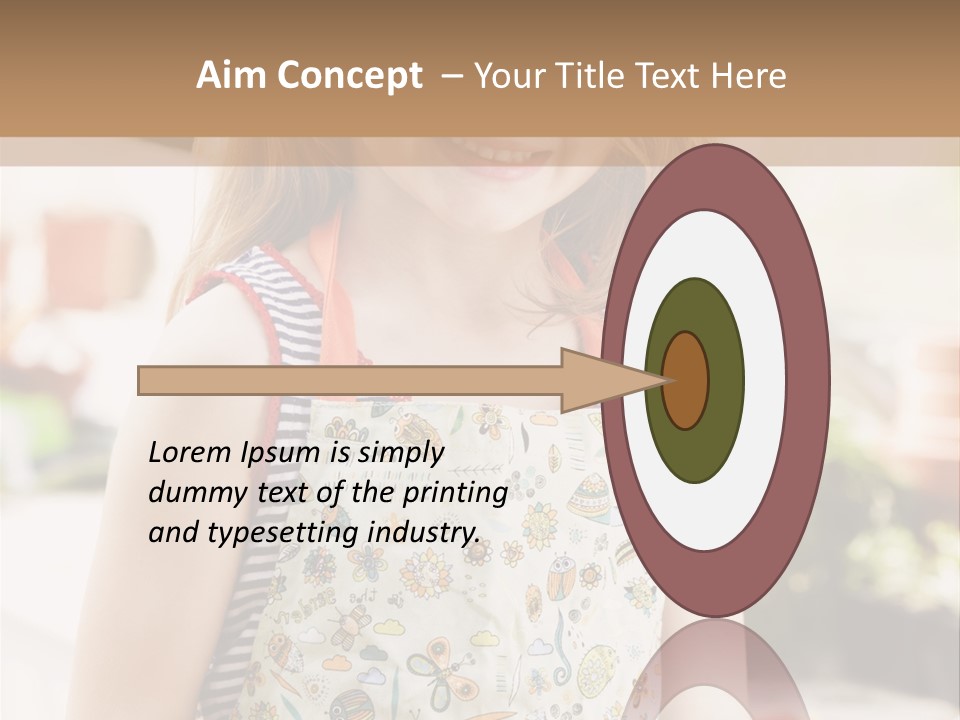 Compost Female Having Fun PowerPoint Template