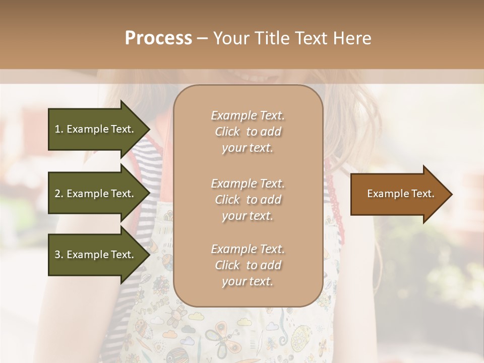 Compost Female Having Fun PowerPoint Template
