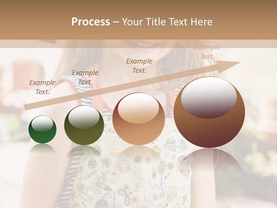 Compost Female Having Fun PowerPoint Template