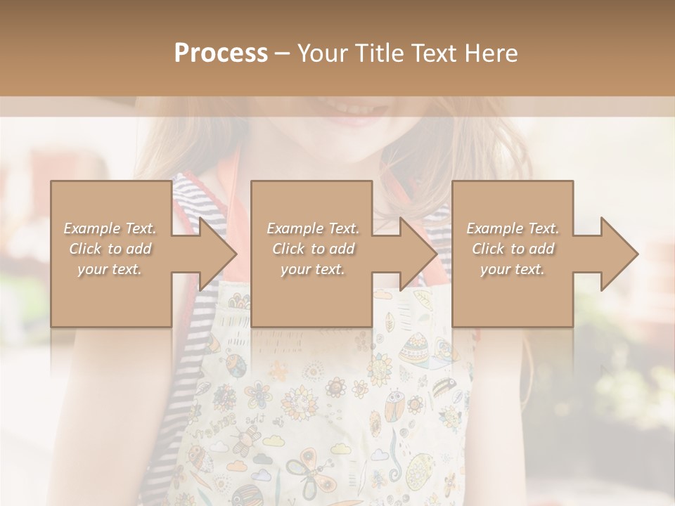 Compost Female Having Fun PowerPoint Template