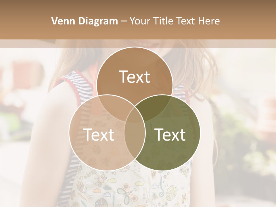 Compost Female Having Fun PowerPoint Template