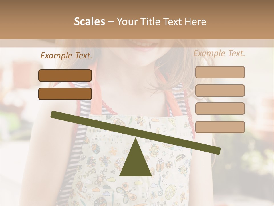 Compost Female Having Fun PowerPoint Template