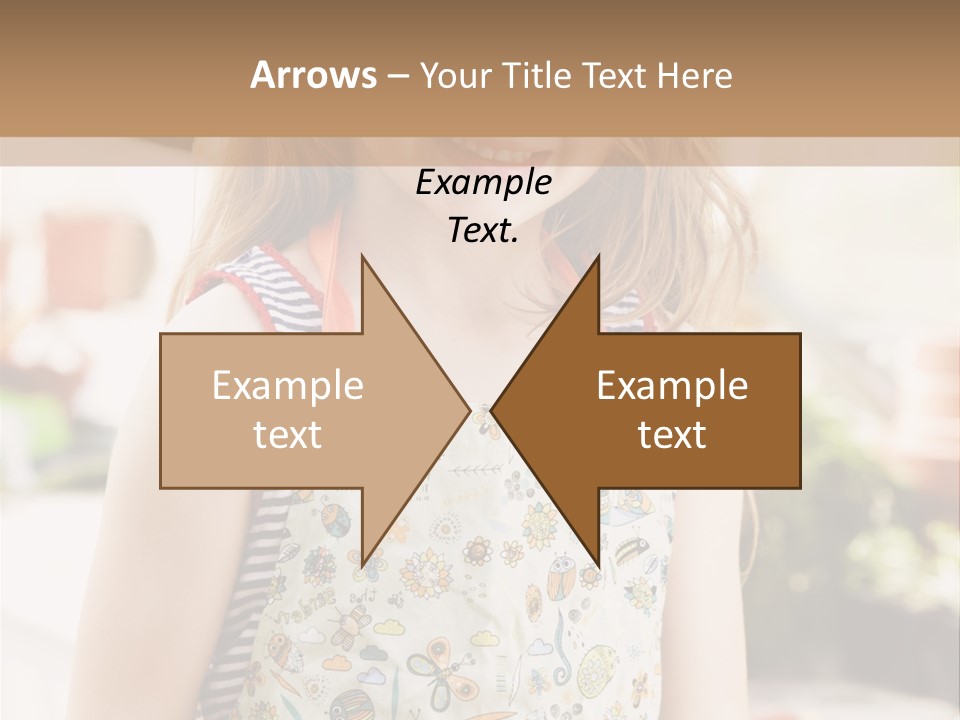 Compost Female Having Fun PowerPoint Template