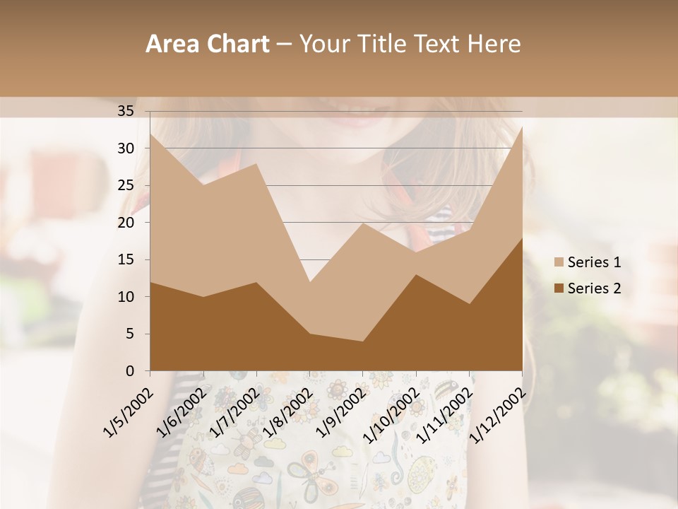 Compost Female Having Fun PowerPoint Template