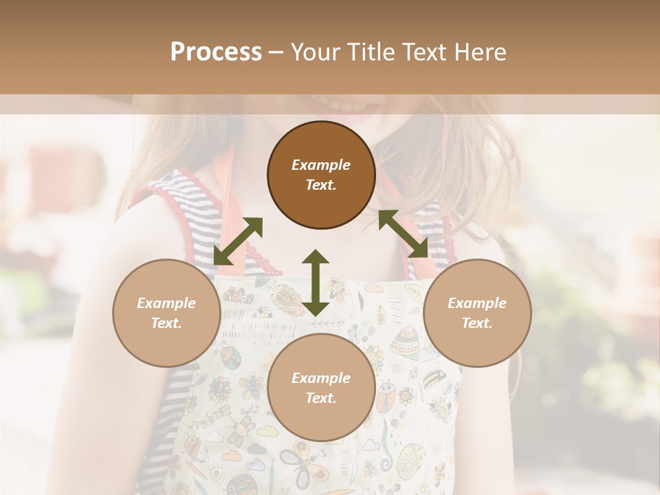 Compost Female Having Fun PowerPoint Template