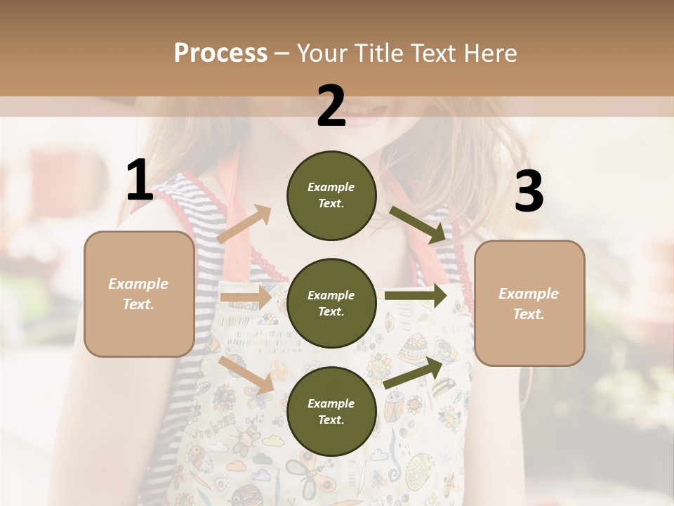 Compost Female Having Fun PowerPoint Template