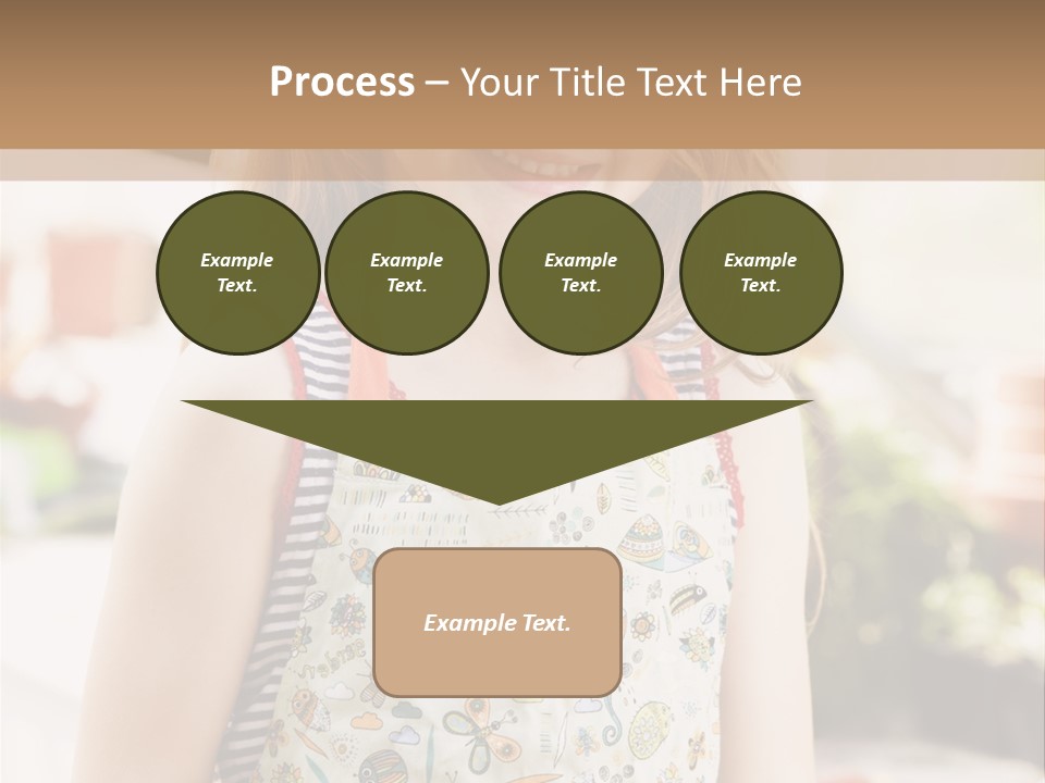 Compost Female Having Fun PowerPoint Template