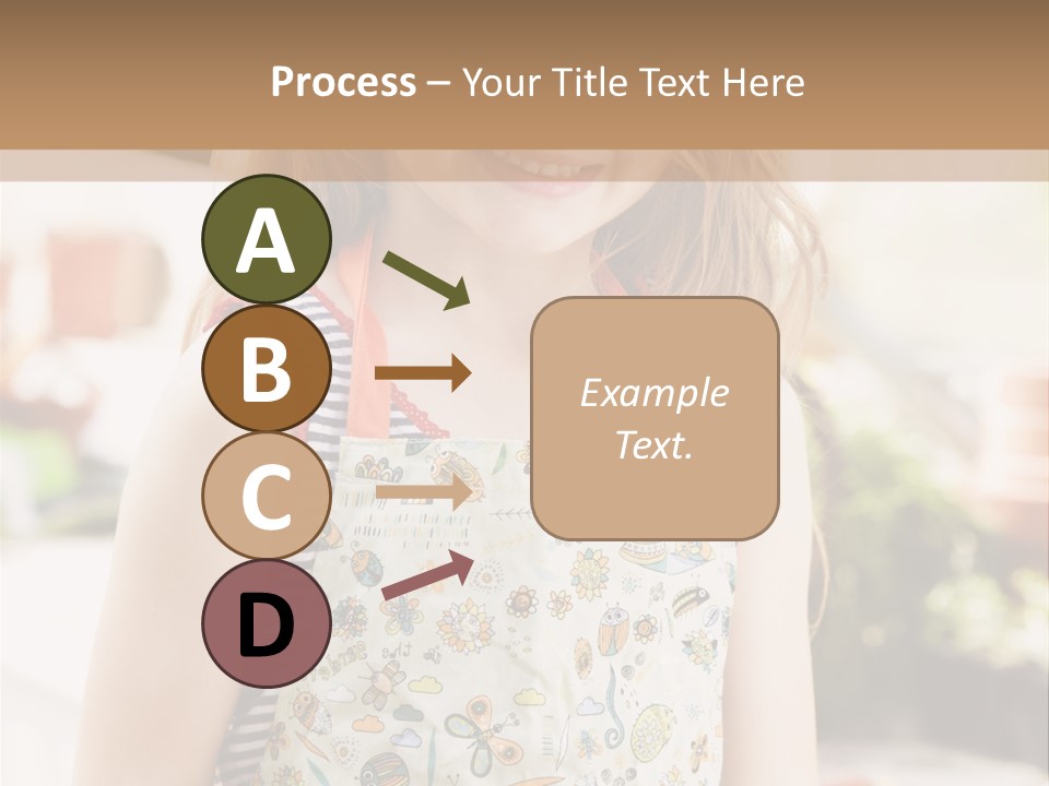 Compost Female Having Fun PowerPoint Template