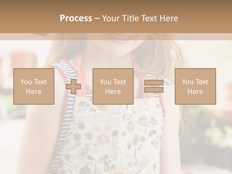 Compost Female Having Fun PowerPoint Template