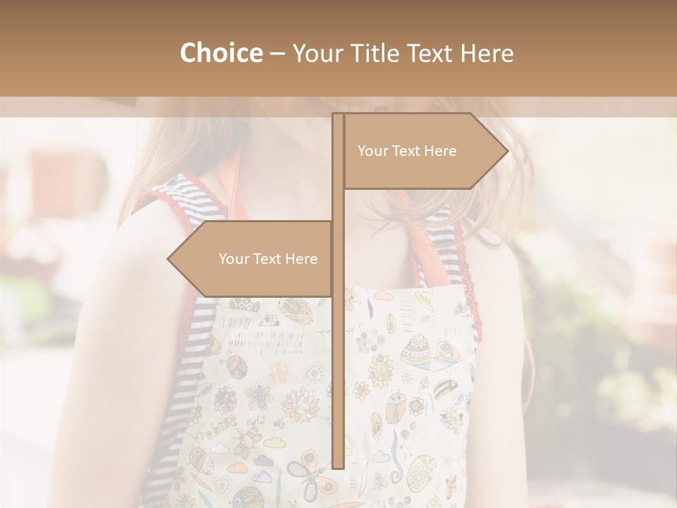 Compost Female Having Fun PowerPoint Template