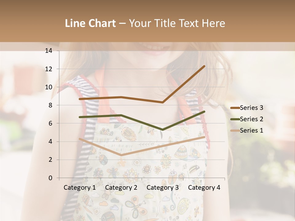Compost Female Having Fun PowerPoint Template