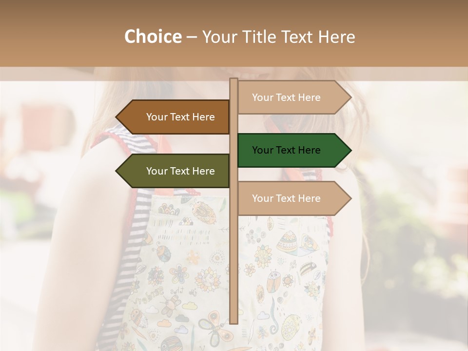 Compost Female Having Fun PowerPoint Template