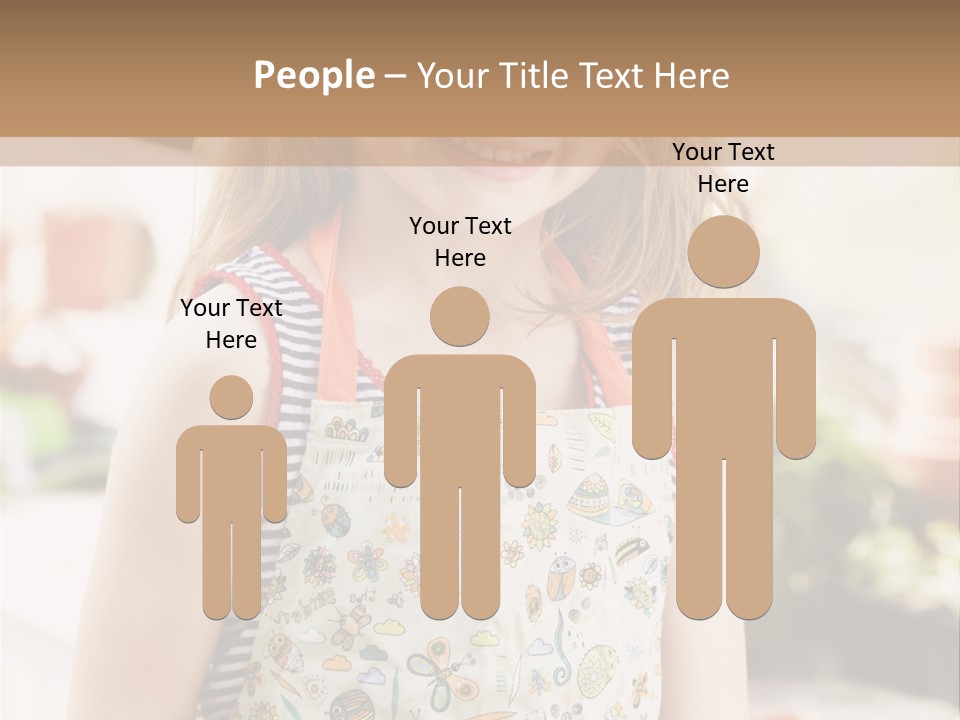 Compost Female Having Fun PowerPoint Template