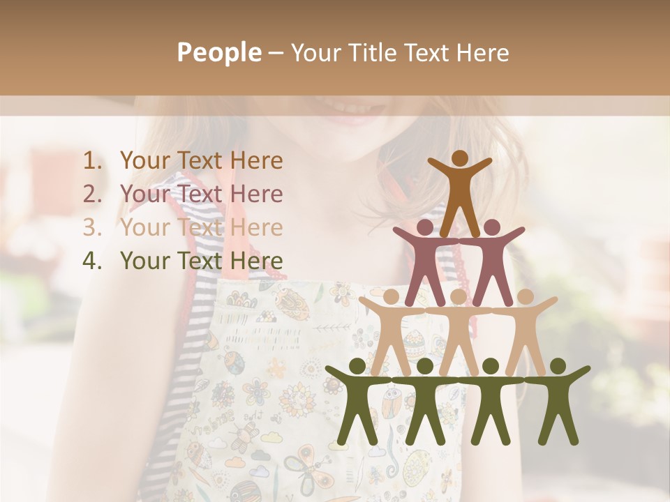 Compost Female Having Fun PowerPoint Template