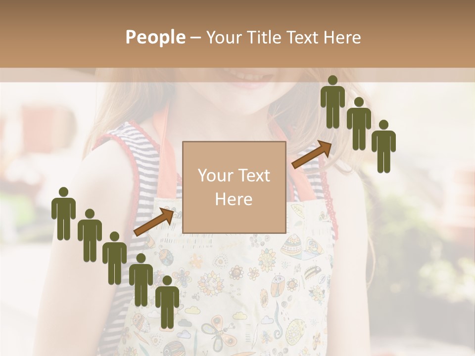 Compost Female Having Fun PowerPoint Template