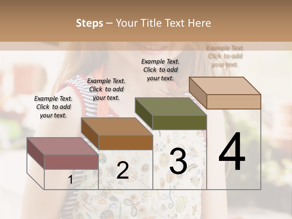 Compost Female Having Fun PowerPoint Template