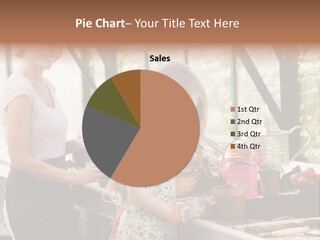 Greenhouse Planting Smile PowerPoint Template