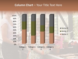 Greenhouse Planting Smile PowerPoint Template