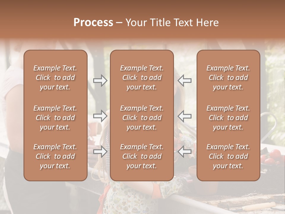 Greenhouse Planting Smile PowerPoint Template