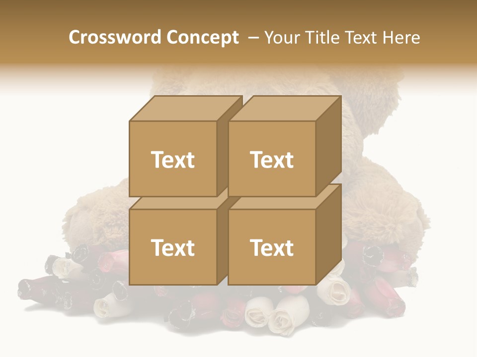 Rose Brown Toy PowerPoint Template