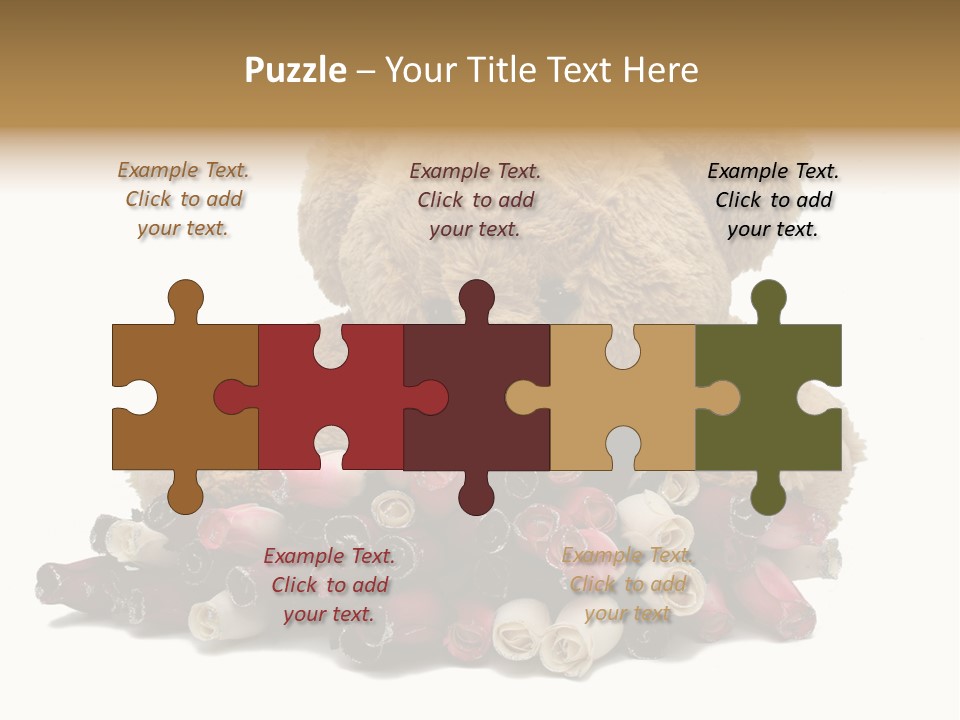 Rose Brown Toy PowerPoint Template