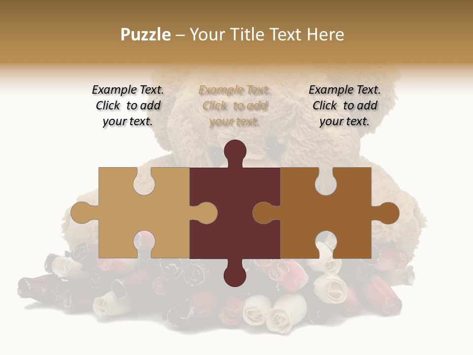 Rose Brown Toy PowerPoint Template