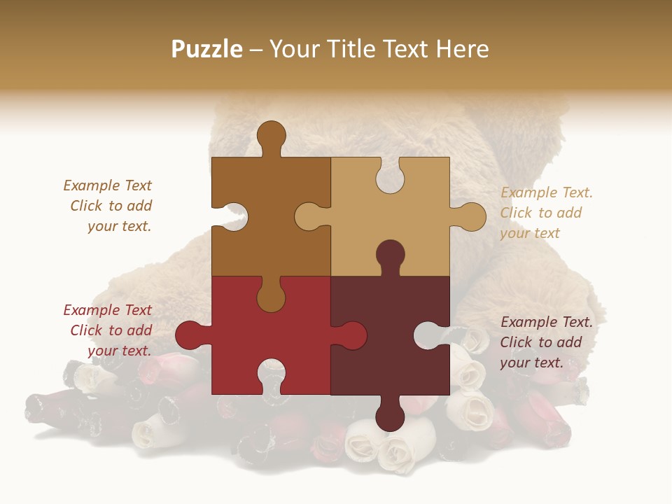 Rose Brown Toy PowerPoint Template