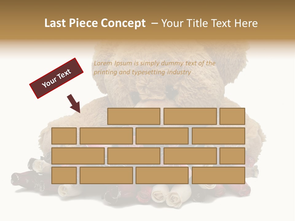 Rose Brown Toy PowerPoint Template